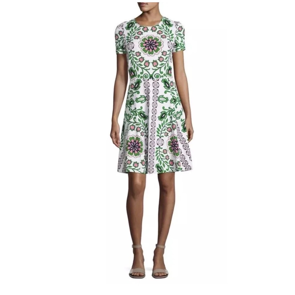 Tory Burch NWT Cape Dress in White Garden Party Sz Medium